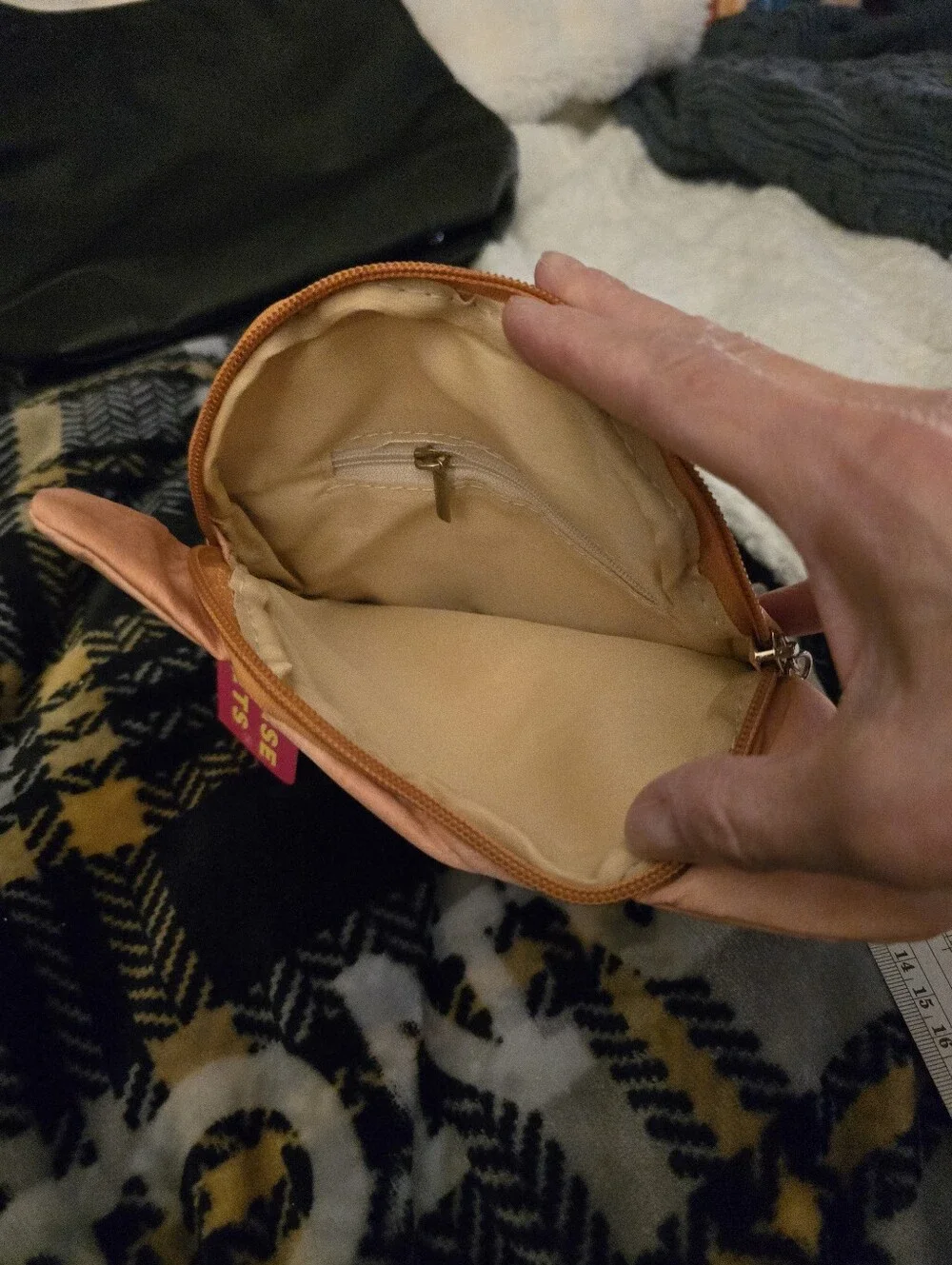 Purse Pets Brown Apricot Dog Face Small Pet Purse Cross-body or Shoulder Purse.